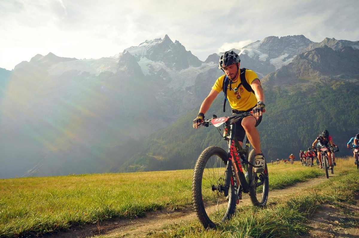 Ultra Raid de La Meije - La Meije en arrière plan