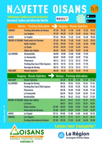 Shuttle Oisans_Le Bourg-d’Oisans