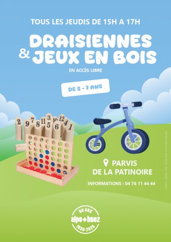 Wooden toys and balance bikes_Alpe d’Huez