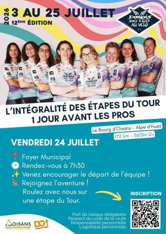Start of the Bourg d’Oisans–Alpe d’Huez stage with DDEAV: 1 day to go_Le Bourg-d’Oisans