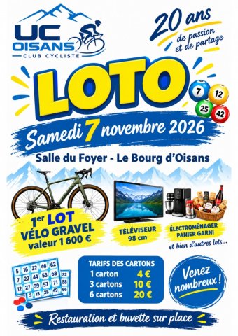 UC Oisans 20th Anniversary Lottery_Le Bourg-d’Oisans